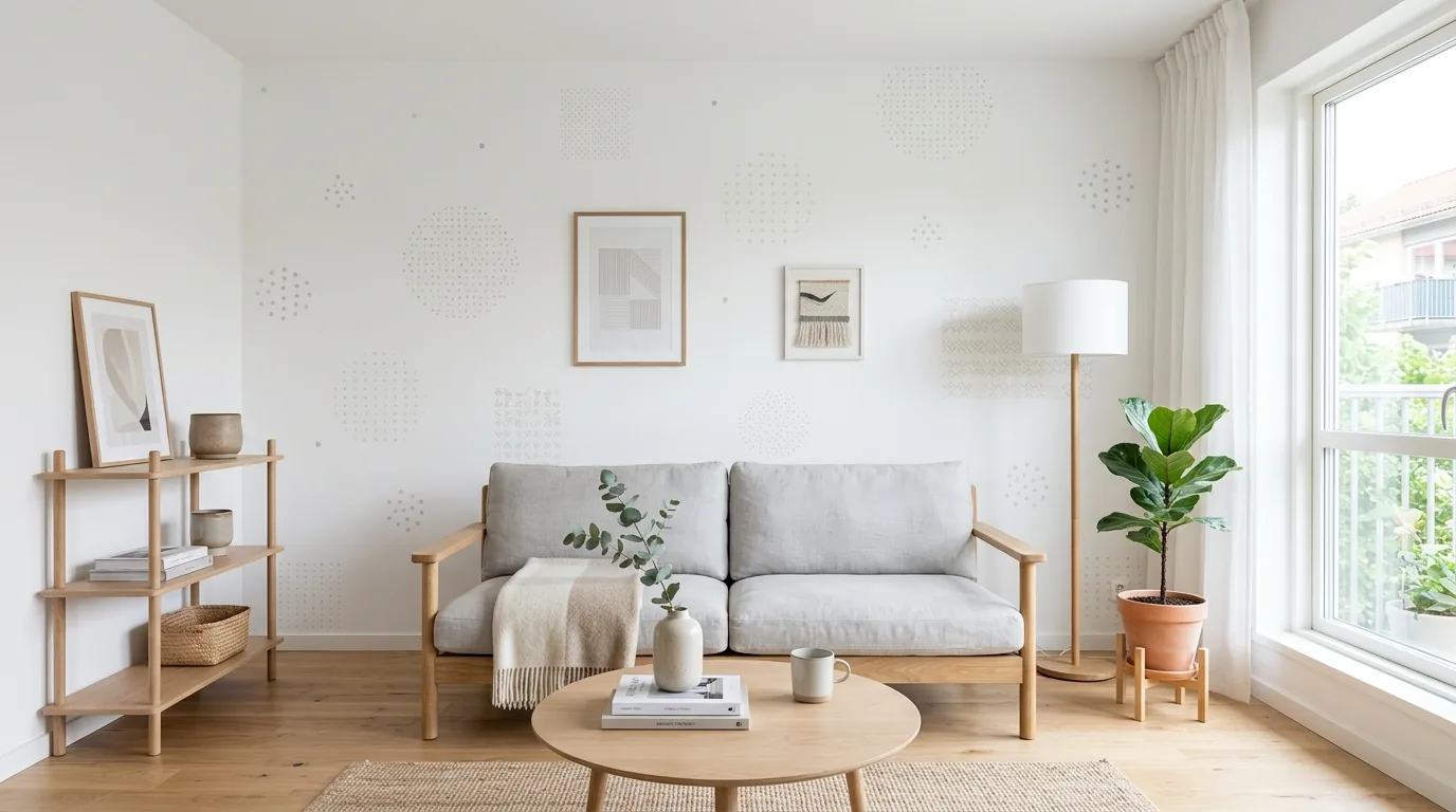 Create a headboard look with decals